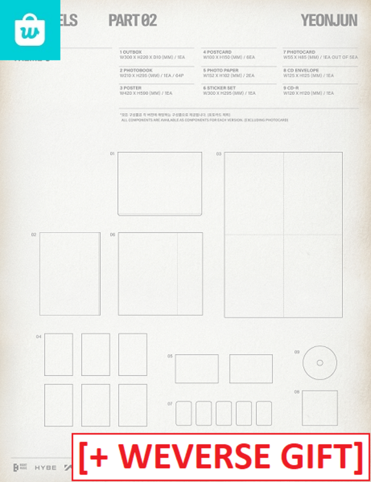[PREORDER] YEONJUN (연준) [TXT] - NO LABELS PART 02 - 2ND MINI ALBUM + [WEVERSE GIFT]
