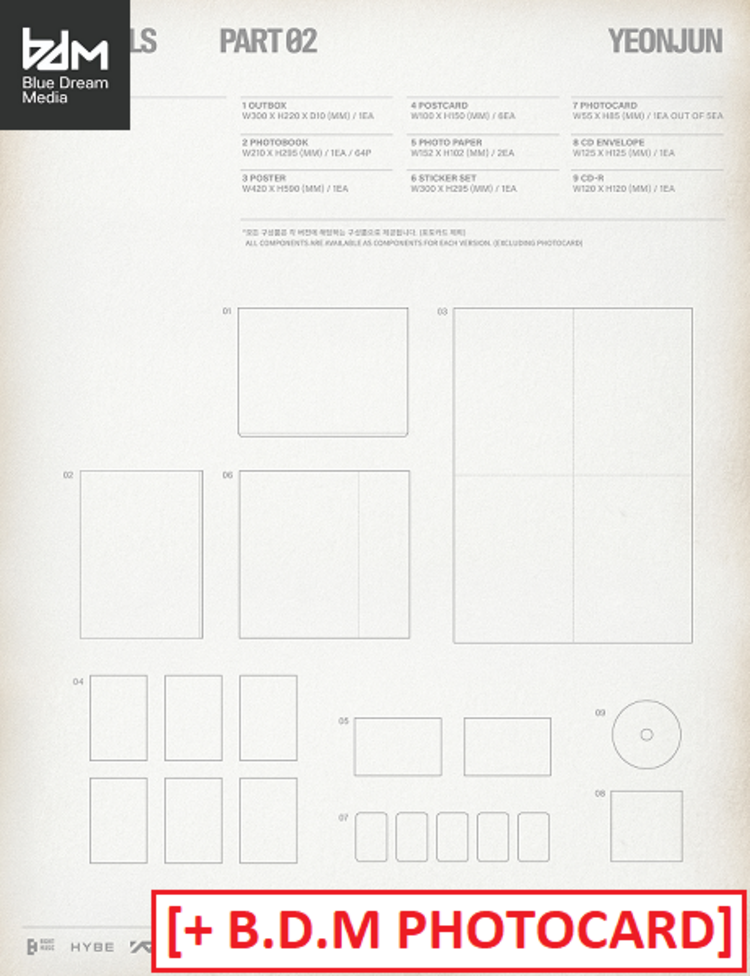 [PREORDER] YEONJUN (연준) [TXT] - NO LABELS PART 02 - 2ND MINI ALBUM + [BDM PHOTOCARD]