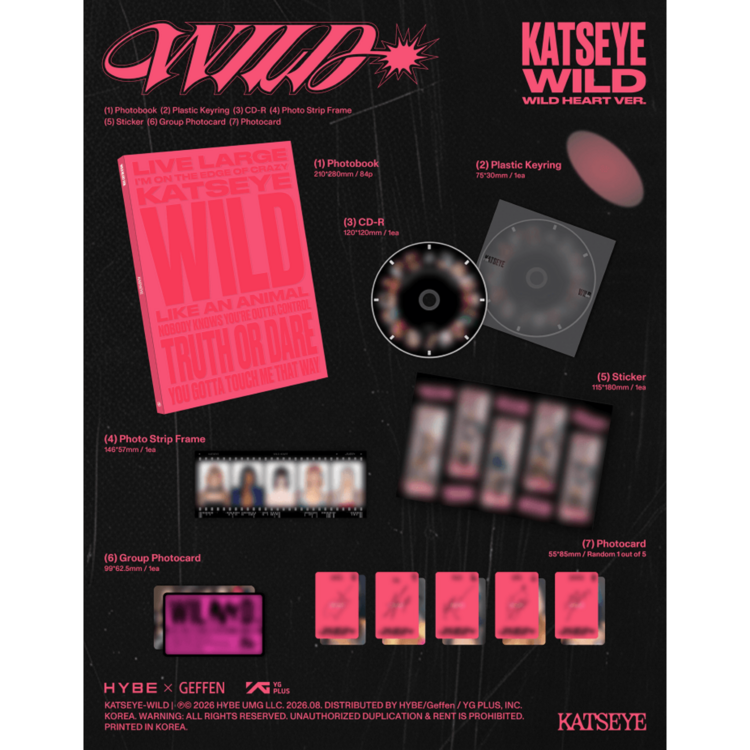 [PREORDER] KATSEYE - WILD - 3RD EP