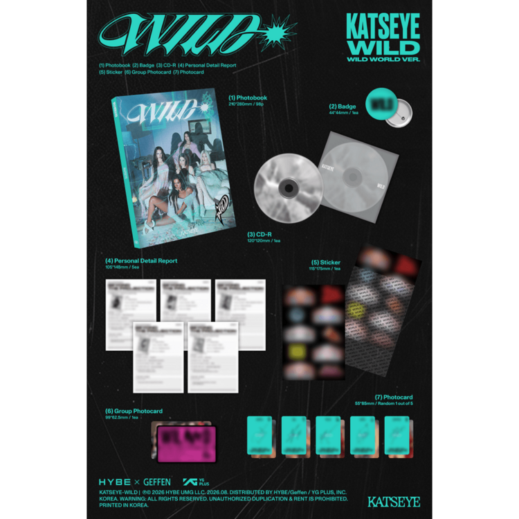 [PREORDER] KATSEYE - WILD - 3RD EP