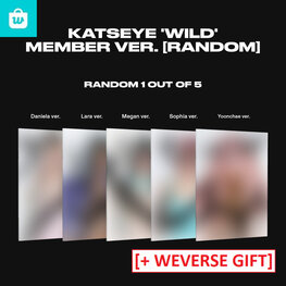 [PREORDER] KATSEYE - WILD - [MEMBER VER.] - 3RD EP + [WEVERSE GIFT]