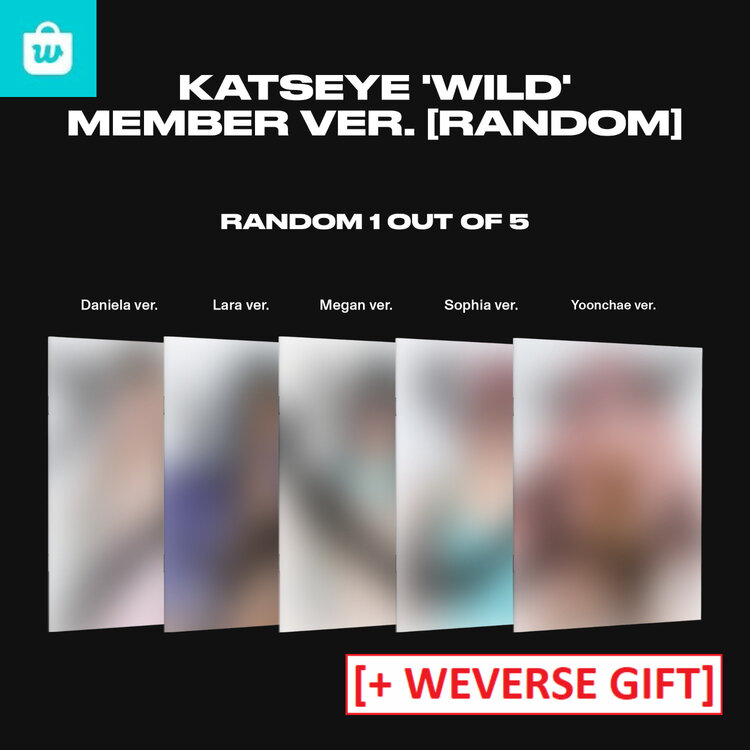 [PREORDER] KATSEYE - WILD - [MEMBER VER.] - 3RD EP + [WEVERSE GIFT]