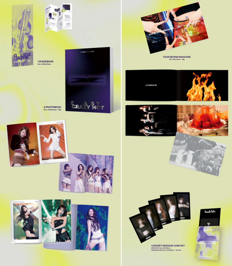 [PREORDER] LE SSERAFIM (르세라핌) - TOUR "EASY CRAZY HOT" ENCORE IN SEOUL - [DIGITAL CODE] PACKAGE