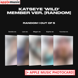 [PREORDER] KATSEYE - WILD - [MEMBER VER.] - 3RD EP + [APPLE MUSIC GIFT]