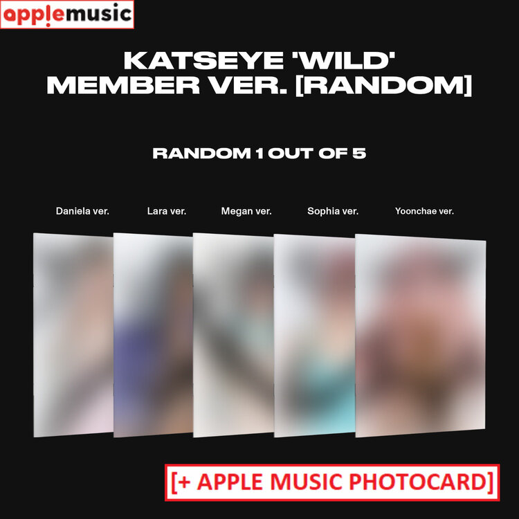 [PREORDER] KATSEYE - WILD - [MEMBER VER.] - 3RD EP + [APPLE MUSIC GIFT]