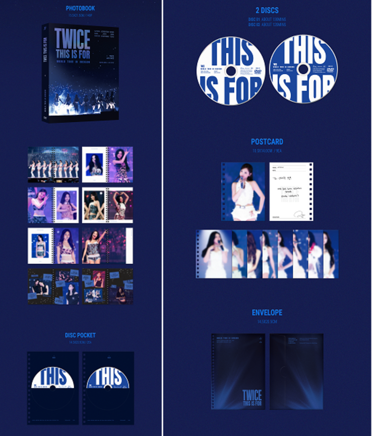 [PREORDER] TWICE (트와이스) - [THIS IS FOR] WORLD TOUR IN INCHEON - [DVD] PACKAGE + [FANS SHOP GIFT]