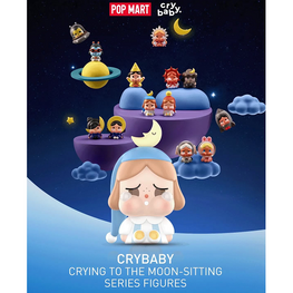 POP MART POP MART - CRYBABY [CRYING TO THE MOON-SITTING SERIES] - BLINDBOX