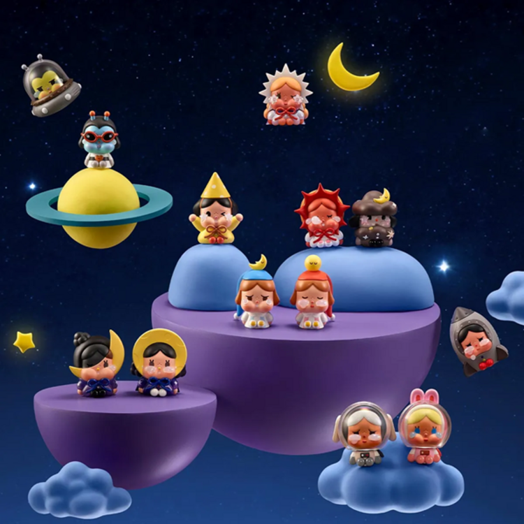 POP MART POP MART - CRYBABY [CRYING TO THE MOON-SITTING SERIES] - BLINDBOX