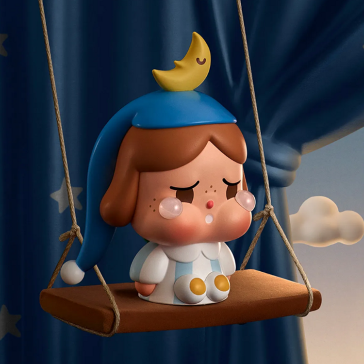 POP MART POP MART - CRYBABY [CRYING TO THE MOON-SITTING SERIES] - BLINDBOX