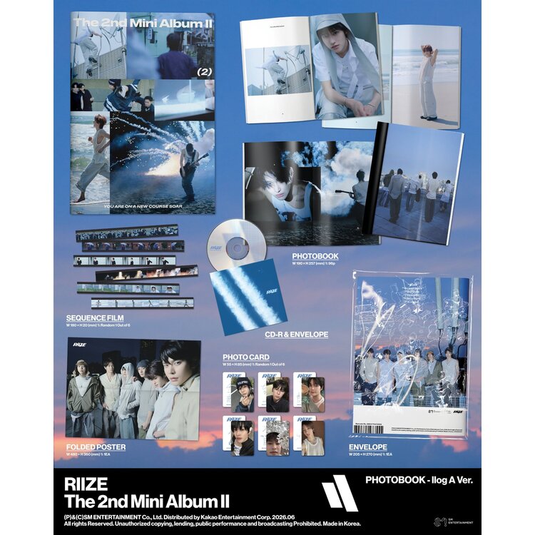 RIIZE (라이즈) - [II] - [PHOTOBOOK VER.] - 2ND MINI ALBUM