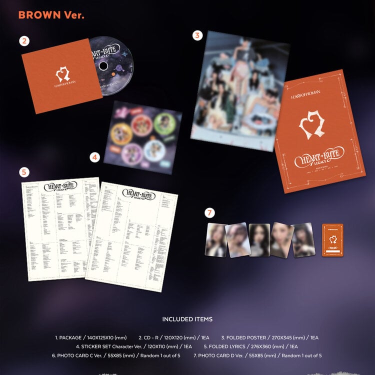HEART OF WOMAN (하트오브우먼) - HEART BYTE : LEGACY - [ONE DREAM VER.] - 1ST ALBUM