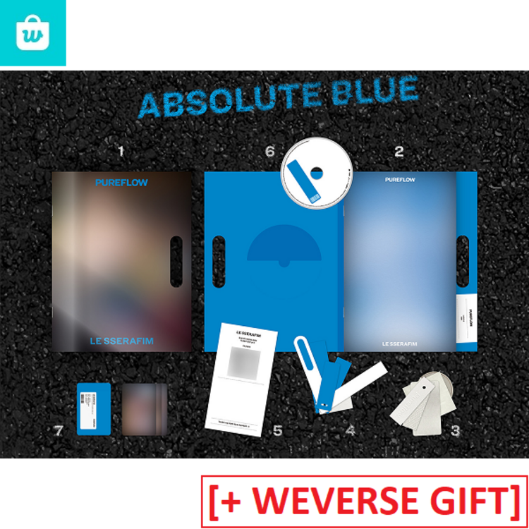 LE SSERAFIM (르세라핌) - PUREFLOW PT.1 - [COMPACT VER.] - 2ND STUDIO ALBUM + [WEVERSE GIFT]