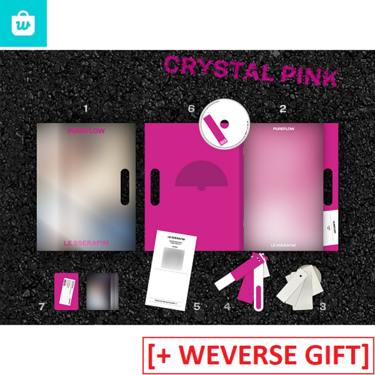 LE SSERAFIM (르세라핌) - PUREFLOW PT.1 - [COMPACT VER.] - 2ND STUDIO ALBUM + [WEVERSE GIFT]