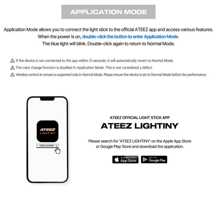 ATEEZ (에이티즈) - OFFICIAL LIGHT STICK VER.3
