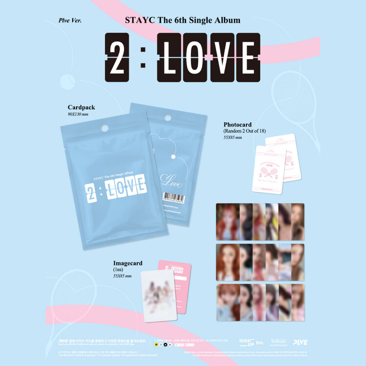 STAYC (스테이씨) - [2 : LOVE]  [PLVE VER.] - THE 6TH SINGLE ALBUM