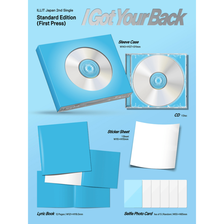 [PREORDER] ILLIT (アイリット) - I GOT YOUR BACK - [STANDARD EDITION] - 2ND SINGLE (JAPAN)