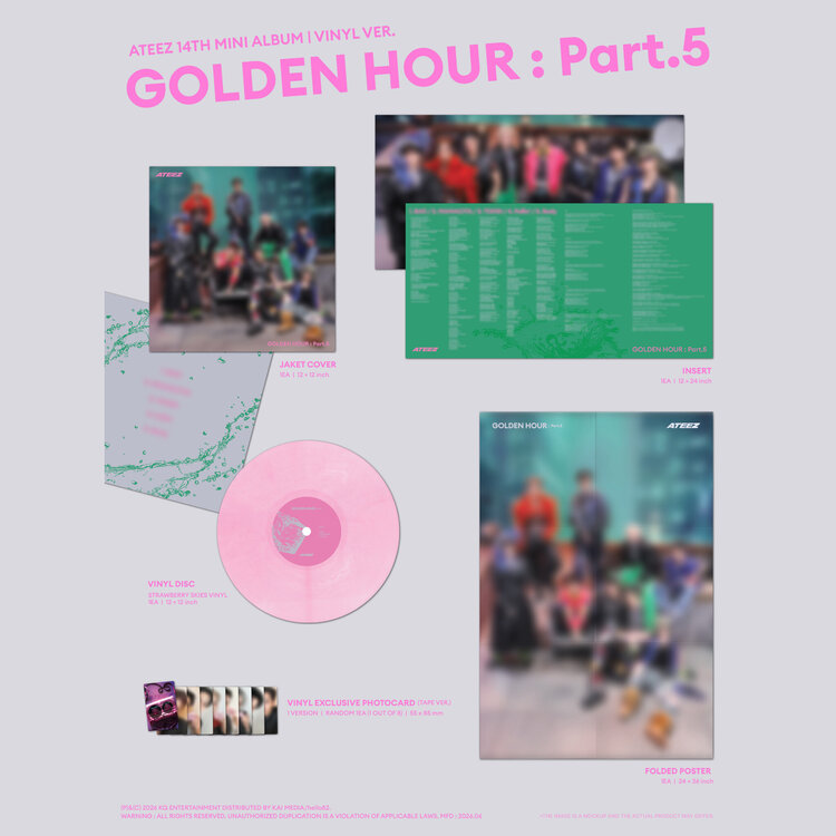 ATEEZ - GOLDEN HOUR PART.5 (VINYL) - [POP-UP EXCLUSIVE]