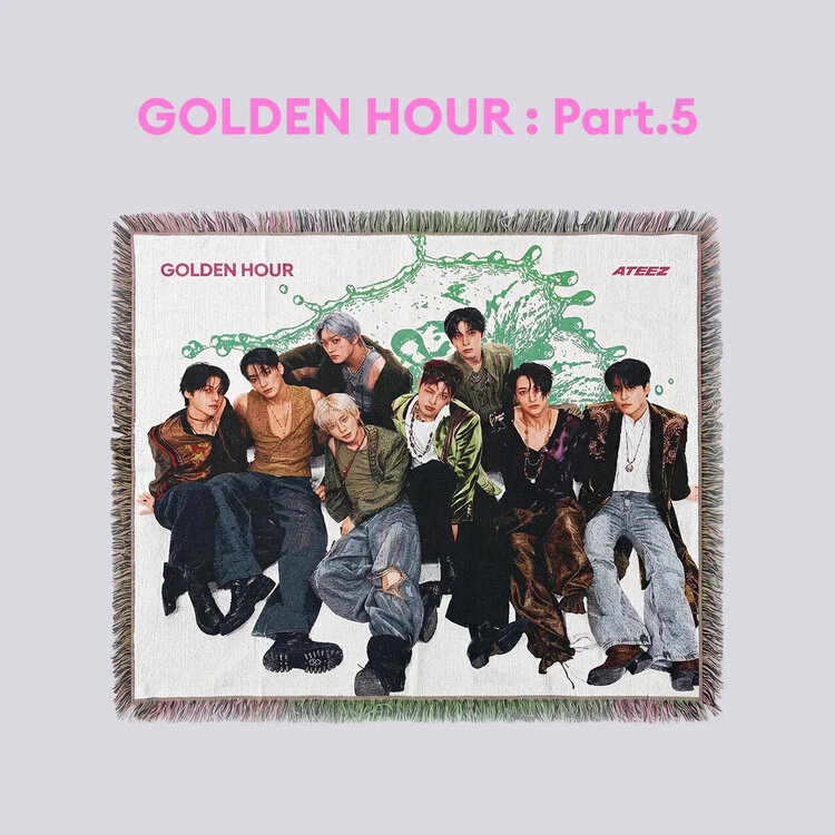 ATEEZ - GOLDEN HOUR PART.5 - WOVEN THROW