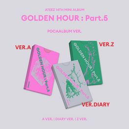 ATEEZ (에이티즈) - GOLDEN HOUR PART.5 - [POCA ALBUM] - 14TH MINI ALBUM