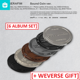 [PREORDER] LE SSERAFIM (르세라핌) - SOUND COIN VER. ALBUM [6 ALBUM SET + WEVERSE GIFT]