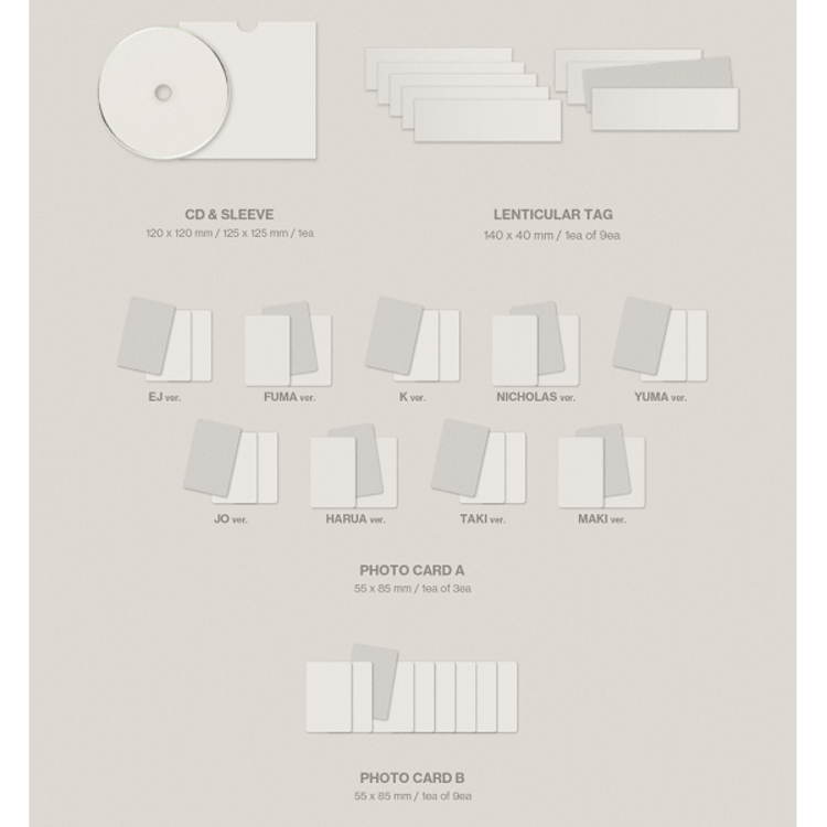 [PREORDER] &TEAM (앤팀) - MARK ON ME (SOLO VER.) - 2ND MINI ALBUM (KOREAN) + [EARLY BIRD WEVERSE GIFT]