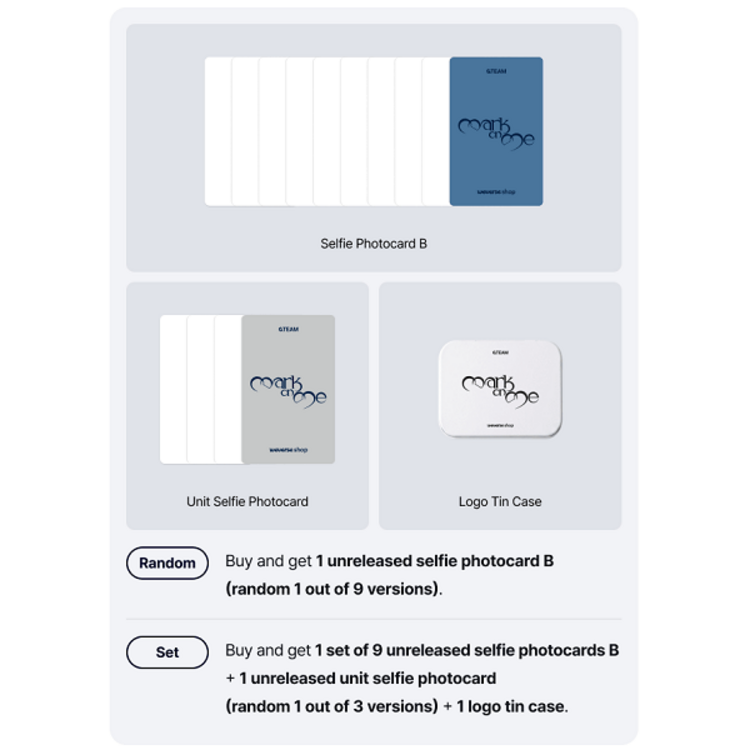 [PREORDER] &TEAM (앤팀) - MARK ON ME (SOLO VER.) - 2ND MINI ALBUM (KOREAN) + [EARLY BIRD WEVERSE GIFT]