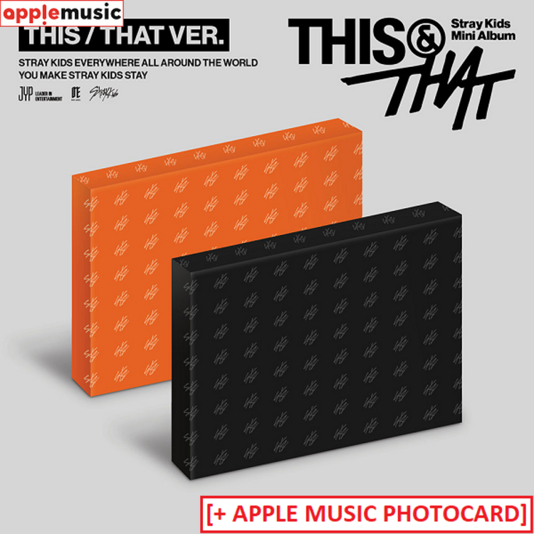 [PREORDER] STRAY KIDS (스트레이 키즈) - [THIS & THAT] - 10TH MINI ALBUM + [APPLE MUSIC PC]