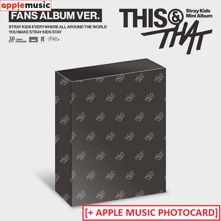 [PREORDER] STRAY KIDS (스트레이 키즈) - [THIS & THAT] (FANS ALBUM VER.) - 10TH MINI ALBUM + [APPLE MUSIC PC]