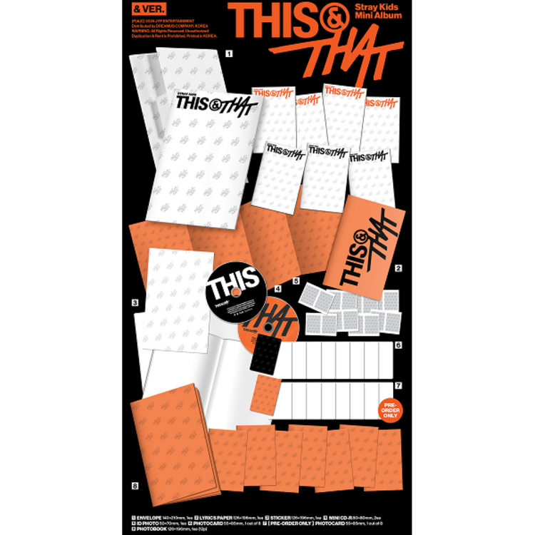 [PREORDER] STRAY KIDS (스트레이 키즈) - [THIS & THAT] (& VER.) - 10TH MINI ALBUM + [SOUNDWAVE PC]