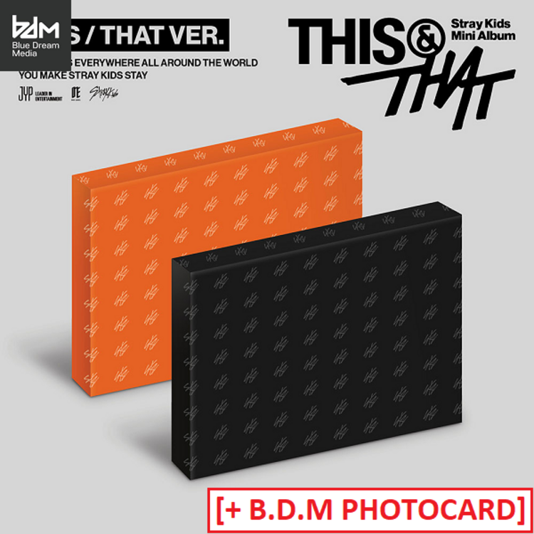 [PREORDER] STRAY KIDS (스트레이 키즈) - [THIS & THAT] - 10TH MINI ALBUM + [BDM PC]