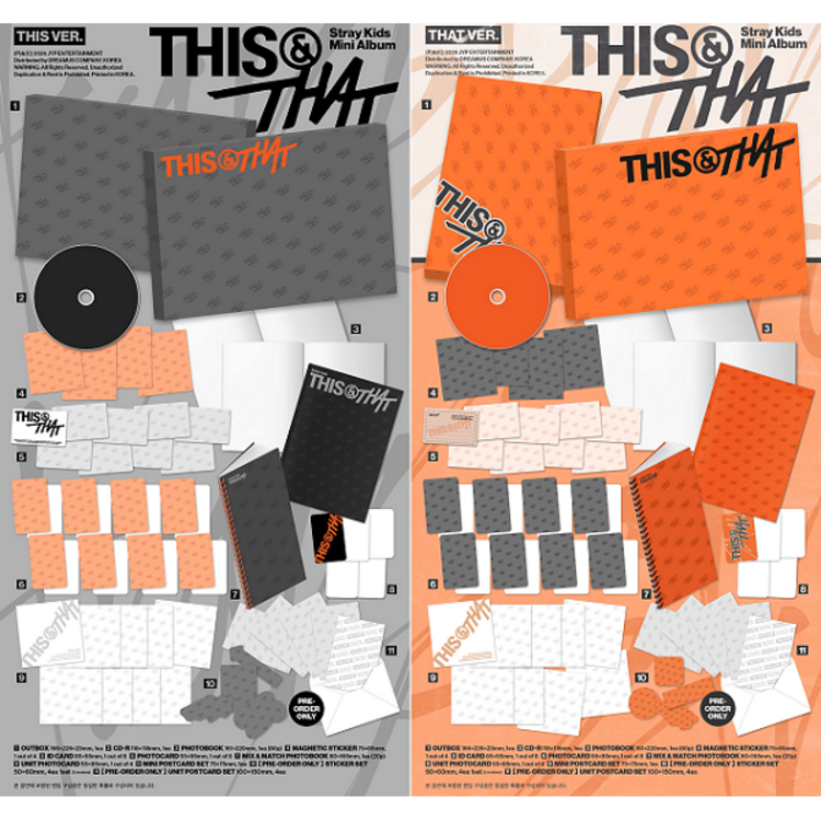 [PREORDER] STRAY KIDS (스트레이 키즈) - [THIS & THAT] - 10TH MINI ALBUM + [MAKESTAR PC]