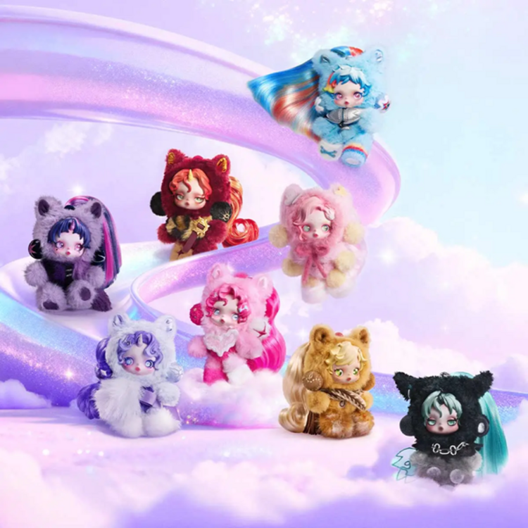 POP MART POP MART - SKULLPANDA [MY LITTLE PONY] - PLUSH DOLL PENDANT