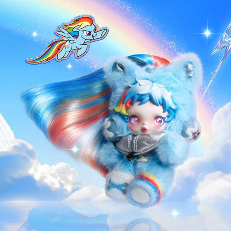 POP MART POP MART - SKULLPANDA [MY LITTLE PONY] - PLUSH DOLL PENDANT