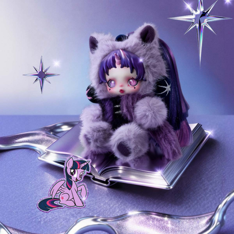 POP MART POP MART - SKULLPANDA [MY LITTLE PONY] - PLUSH DOLL PENDANT