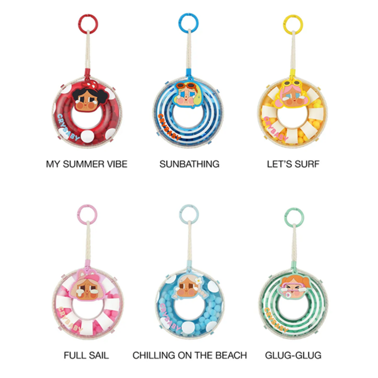 POP MART POP MART - CRYBABY [VACATION MODE ON SERIES] - PLUSH PENDANT BLINDBOX
