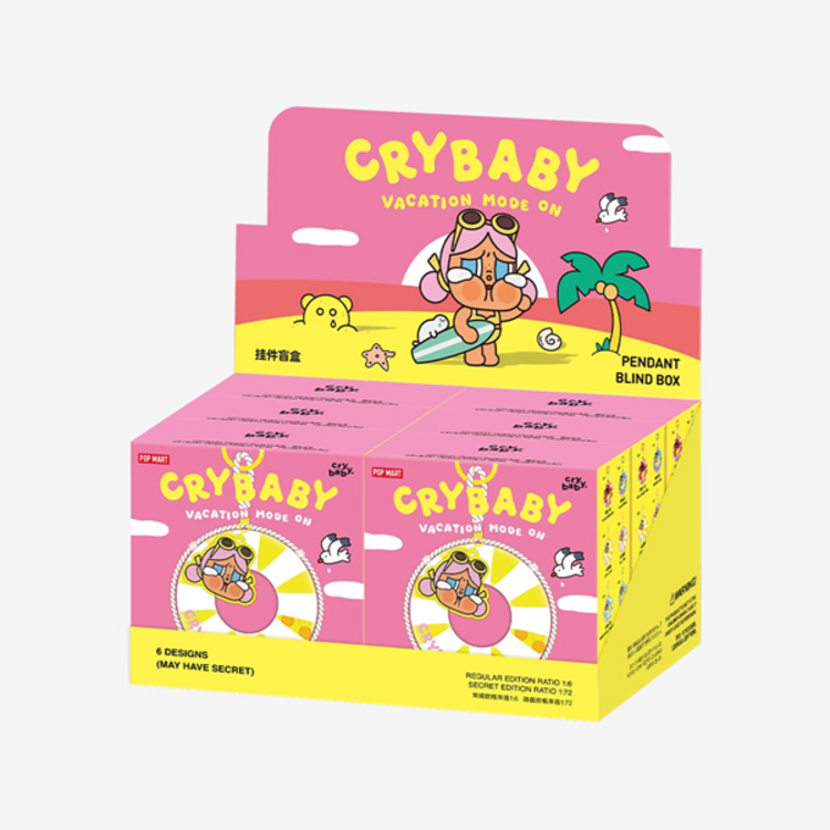 POP MART POP MART - CRYBABY [VACATION MODE ON SERIES] - PLUSH PENDANT BLINDBOX