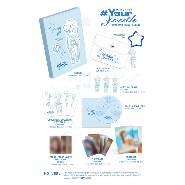 UAU (유아유) [DREAMCATCHER] - PLAYLIST [#YOUR YOUTH] - [MD VER.] - 2ND MINI ALBUM