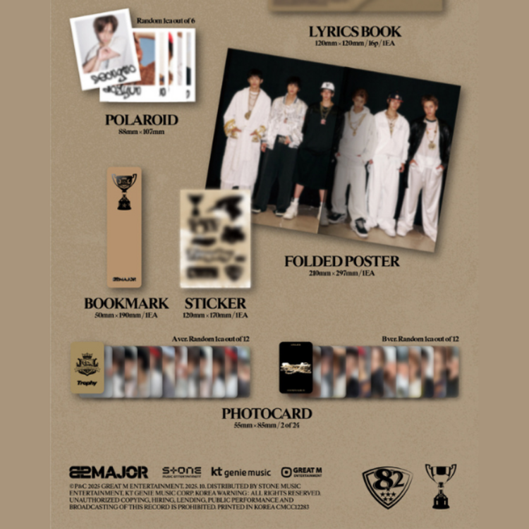 82MAJOR - TROPHY - [CLASSIC VER.] - 4TH MINI ALBUM