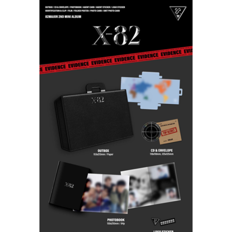 82MAJOR - X-82 - 2ND MINI ALBUM