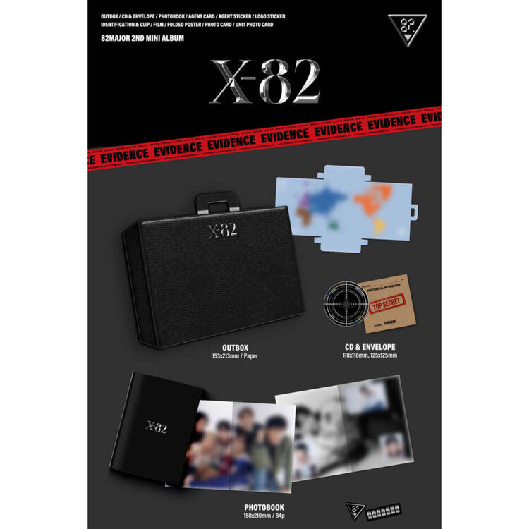 82MAJOR (82메이저) - X-82 - 2ND MINI ALBUM