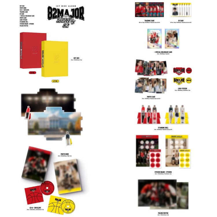82MAJOR (82메이저) - BEAT BY 82 - 1ST MINI ALBUM