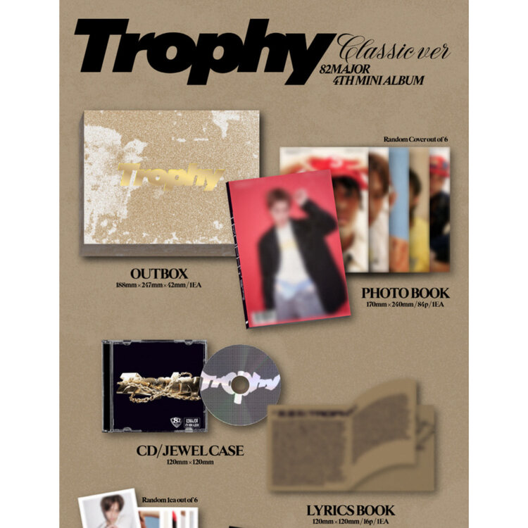 82MAJOR (82메이저) - TROPHY - [CLASSIC VER.] - 4TH MINI ALBUM