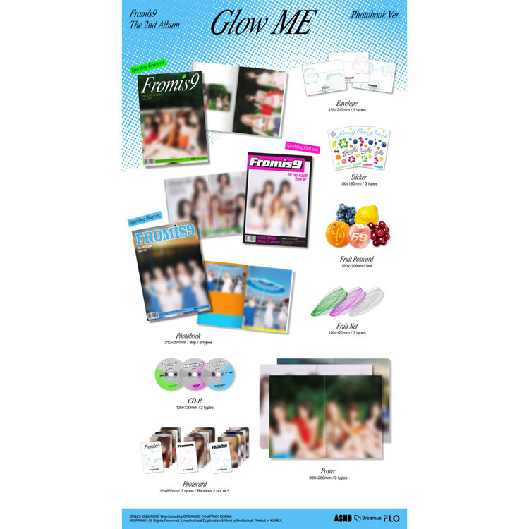 [PREORDER] FROMIS_9 (프로미스나인) - [GLOW ME]  (PHOTOBOOK VER.) - 2ND ALBUM