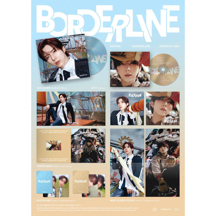 KIHYUN (유기현) [MONSTA X] - BORDERLINE - [DIGIPACK VER.] - EP