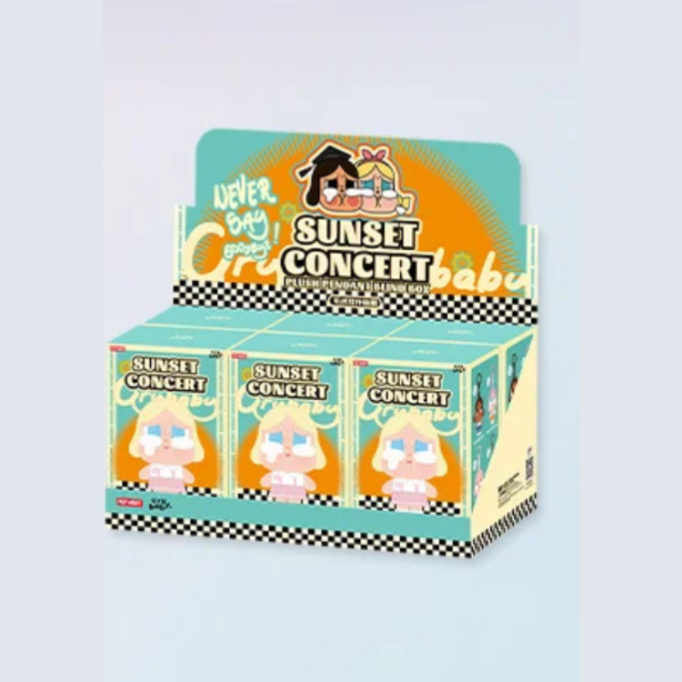 POP MART POP MART - CRYBABY [SUNSET CONCERT SERIES] - PLUSH PENDANT BLINDBOX