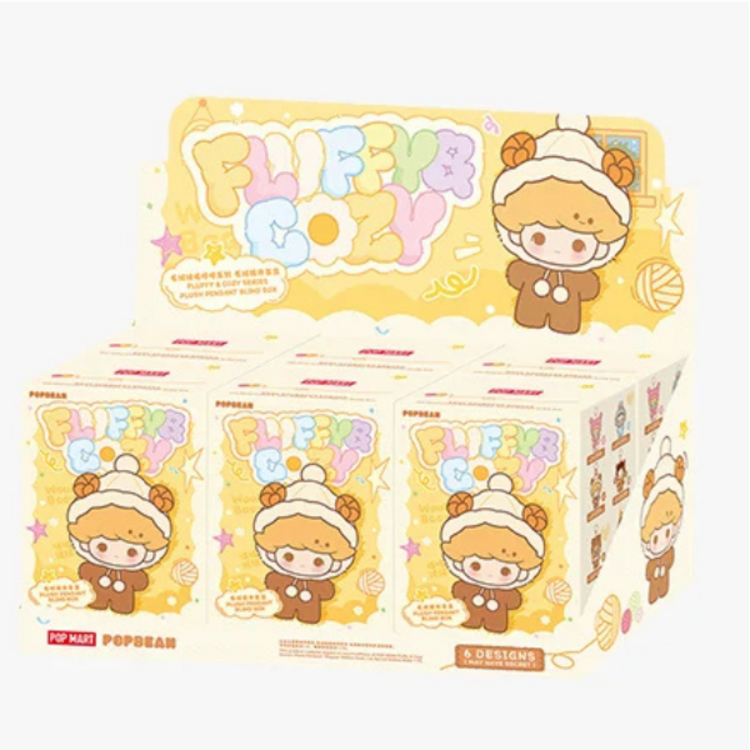 POP MART POP MART - POPBEAN [FLUFFY & COZY SERIES] - PLUSH PENDANT BLINDBOX