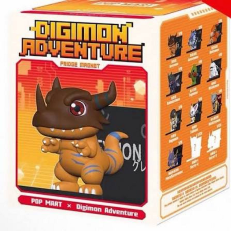 POP MART POP MART - DIGIMON ADVENTURE [FRIDGE MAGNET SERIES] - BLINDBOX FRIDGE MAGNET