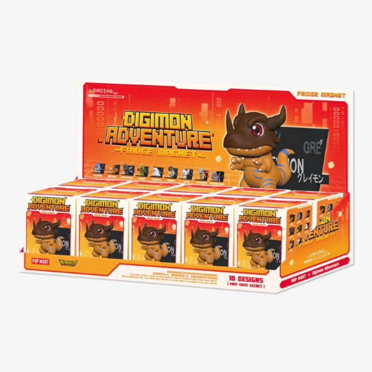 POP MART POP MART - DIGIMON ADVENTURE [FRIDGE MAGNET SERIES] - BLINDBOX FRIDGE MAGNET