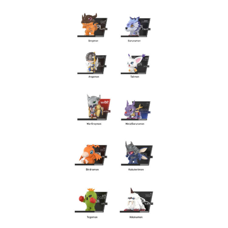 POP MART POP MART - DIGIMON ADVENTURE [FRIDGE MAGNET SERIES] - BLINDBOX FRIDGE MAGNET