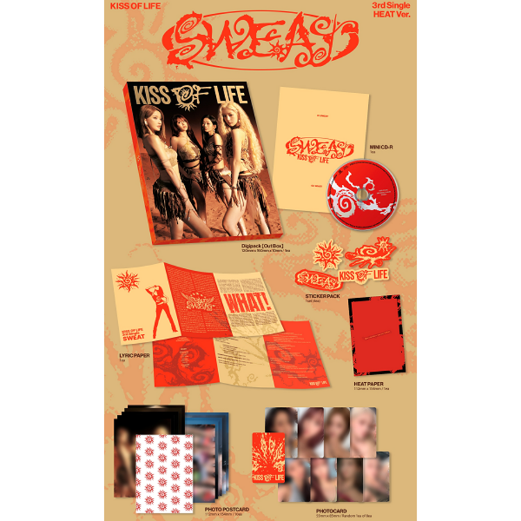 [PREORDER] KISS OF LIFE (키스 오브 라이프) - SWEAT - 3RD SINGLE
